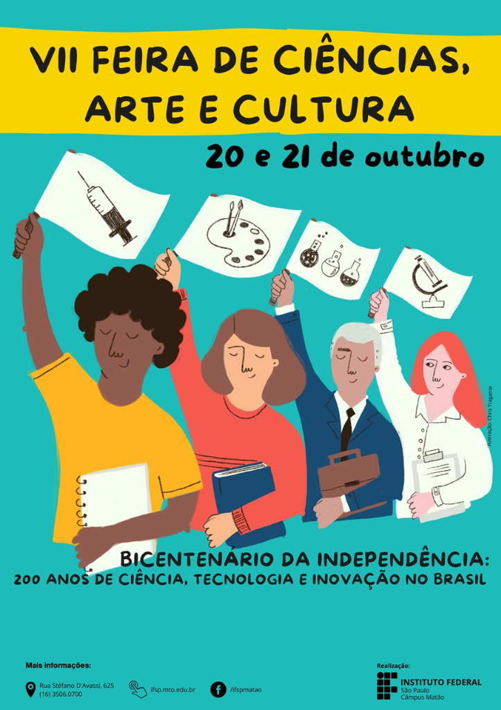 Cartaz 7ª Feira de Ciências 2022